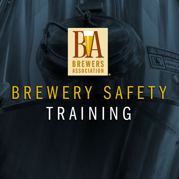 ba logo and brewery safety training text overlayed on grayed out fermenter