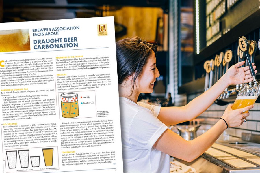 draught beer carbonation educational publication