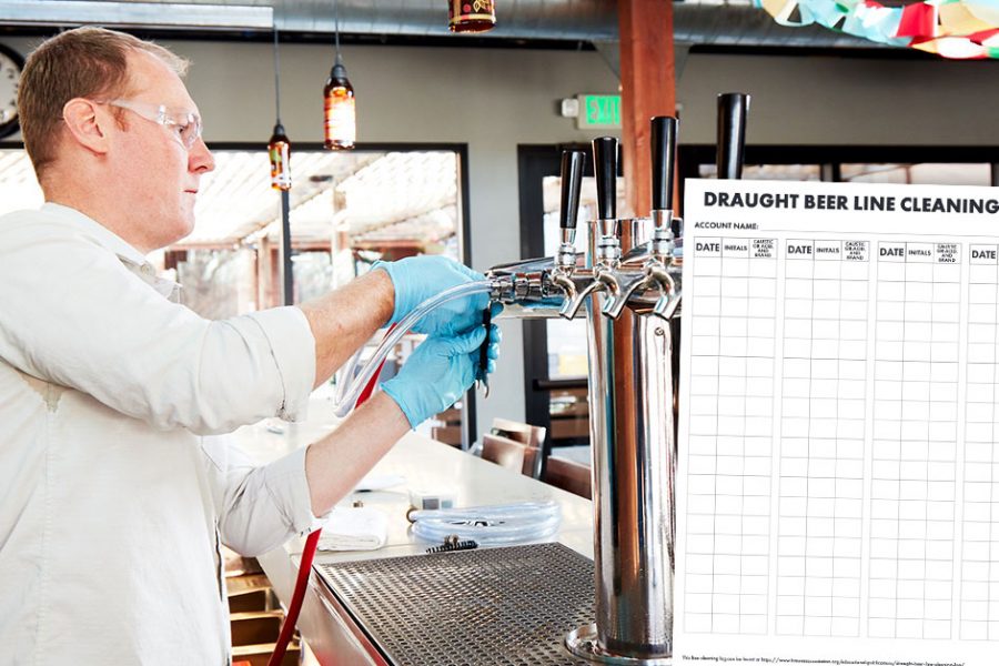 draught beer cleaning log educational publication