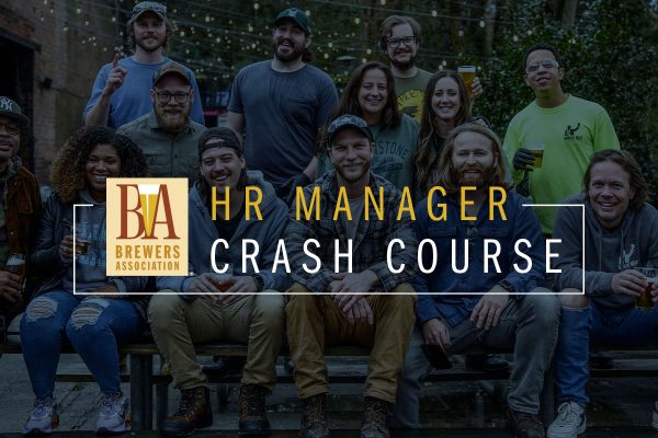 group of HR employees with HR Manager Crash Course text overlay