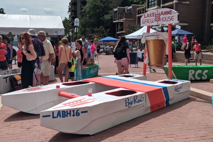 Lake Anne Brew House Cardboard Boat Regatta