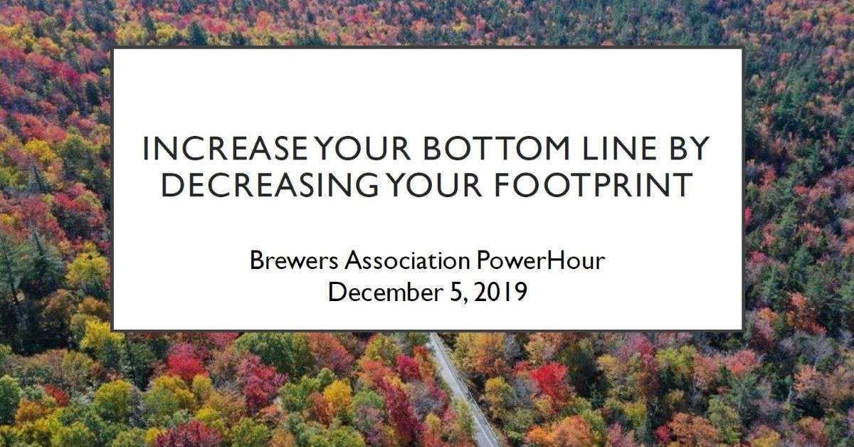 Power Hour Increase Bottom Line By Decreasing Footprint 12 05 2019