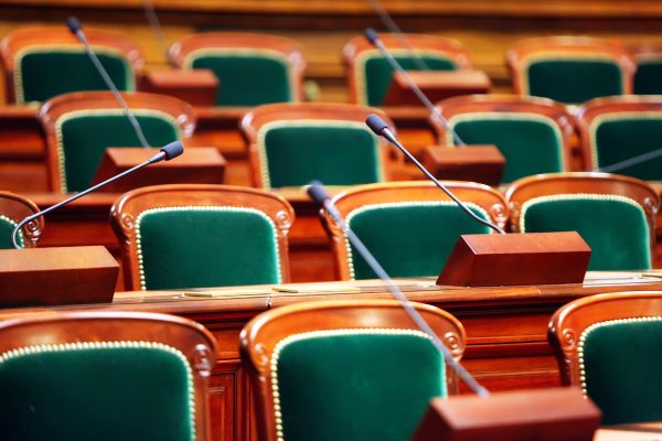 rows of congress seats in house chamber