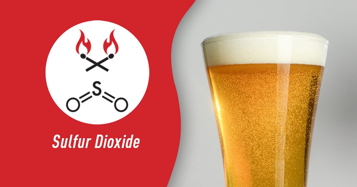 sulfur dioxide formula and beer