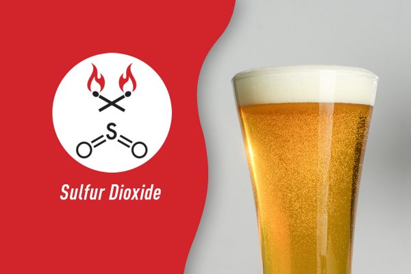 sulfur dioxide formula and beer
