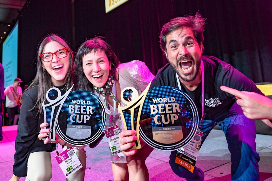 Jubilant World Beer Cup winners at the 2024 ceremony
